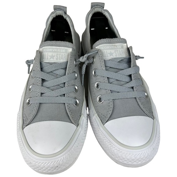 Converse Chuck Taylor Shoreline Linen Grey Slip On Shoes - Picture 3 of 7